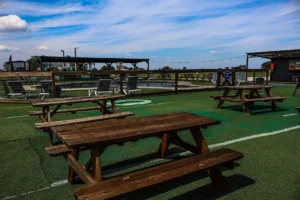 Spacious clubhouse at Sunset View RV Resort for long-term RV community events